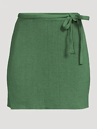 Eucalyptus Knit Wrap Skirt