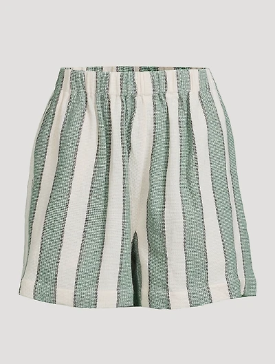 Eucalyptus Organic Cotton Shorts Stripe Print
