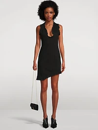 Frayed Denim Mini Dress