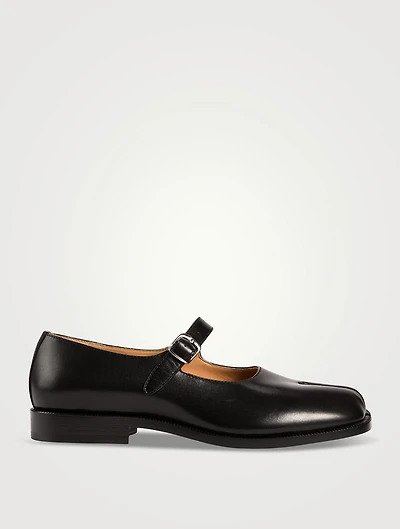 Tabi Leather Mary Jane Flats