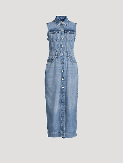 Vika Denim Shirt Dress