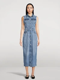 Vika Denim Shirt Dress