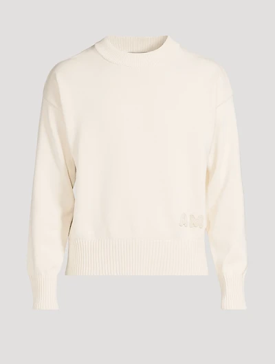 Embroidered Logo Patch Sweater