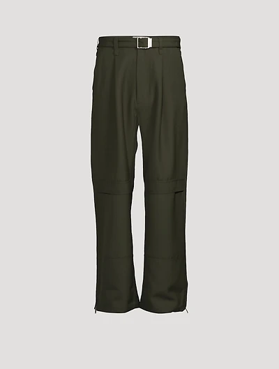 Wool Cargo Trousers