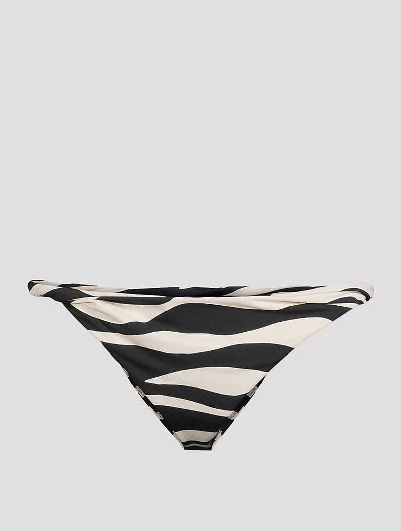 Twisted Side Swim Bottoms