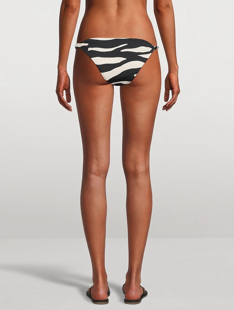 Twisted Side Swim Bottoms