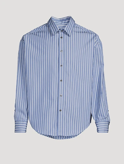 Boxy Long-Sleeve Shirt