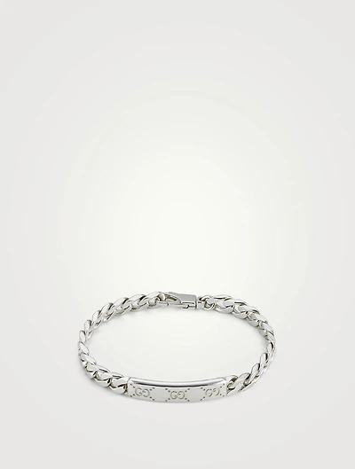 Gucci Signature Silver Bracelet