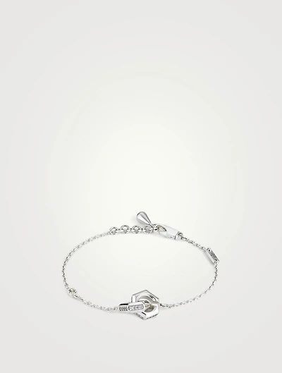 G Cube Silver Bracelet