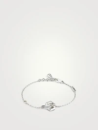 G Cube Silver Bracelet