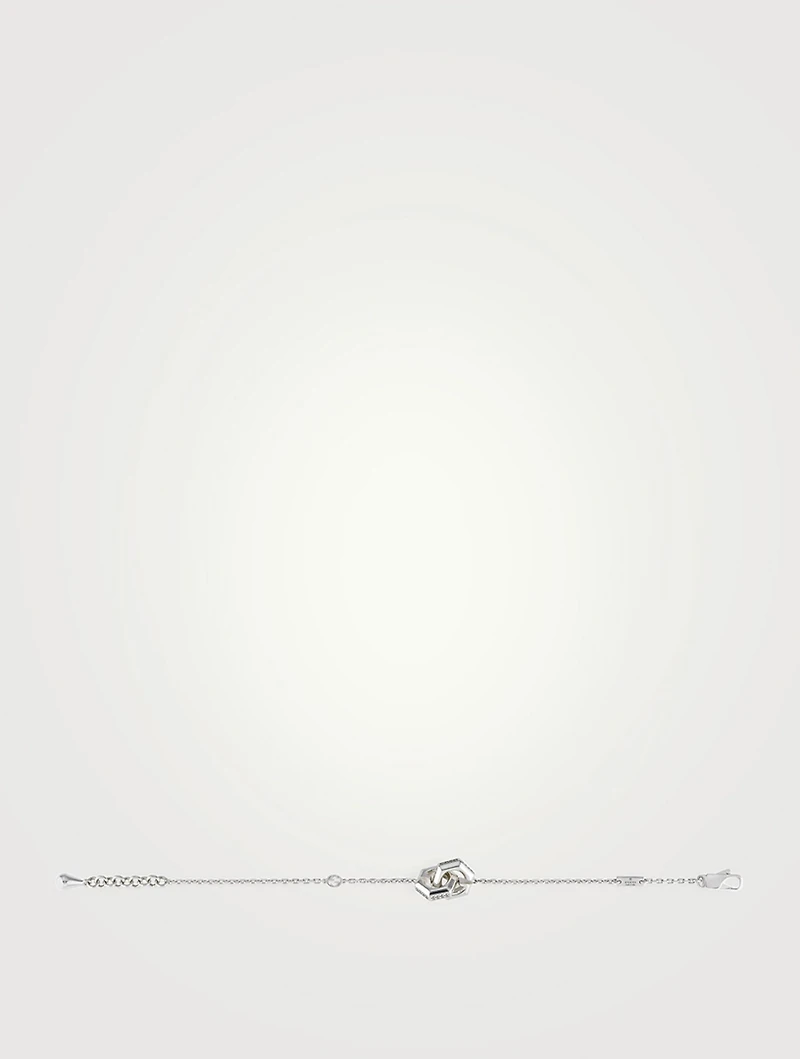 G Cube Silver Bracelet