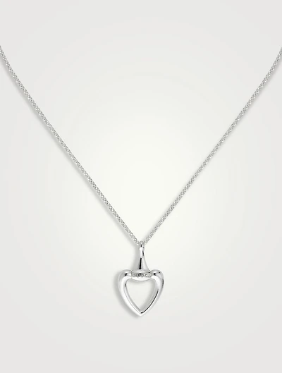 Gucci Heart Silver Necklace