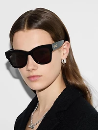 G Cube Silver Earrings
