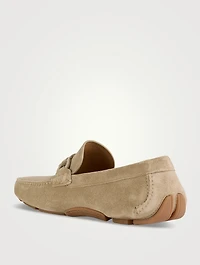 Suede Driver Loafers