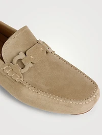 Suede Driver Loafers