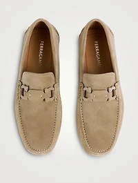 Suede Driver Loafers