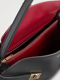 Large Hug Bicolour Leather Satchel