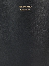 Large Hug Bicolour Leather Satchel