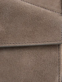 Large Hug Suede Shoulder Bag