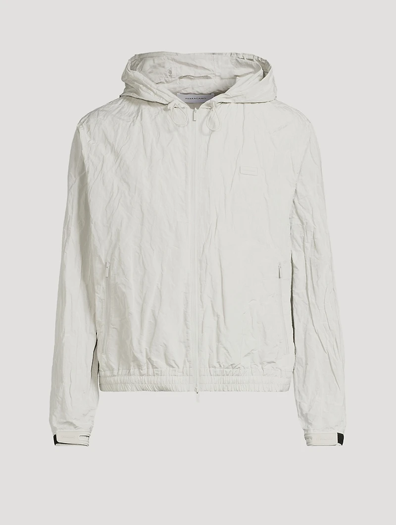 Technical Taffeta Hooded Blouson