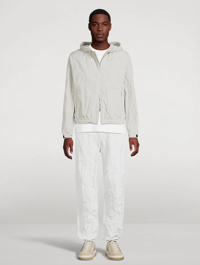 Technical Taffeta Hooded Blouson