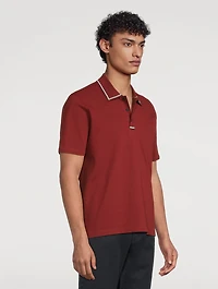 Signature Logo Piqué Polo Shirt