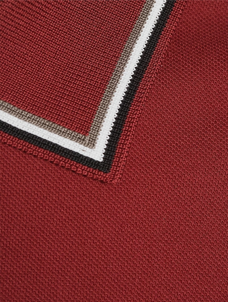Signature Logo Piqué Polo Shirt