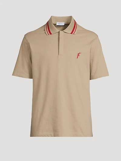 Embroidered Logo Piqué Polo