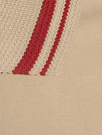 Embroidered Logo Piqué Polo