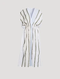 Leila Dress Stripe Print