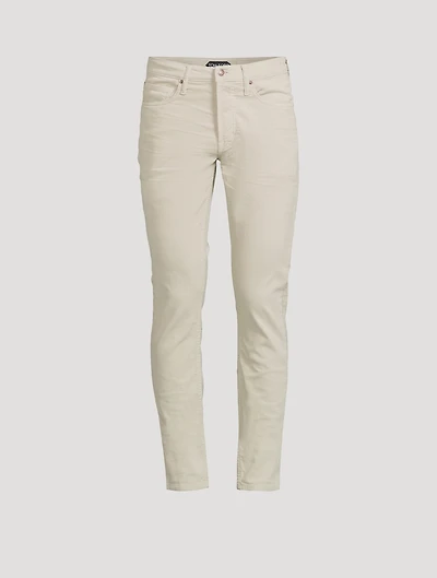 Micro Corduroy Slim-Fit Pants