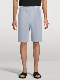 Colour Pleats Shorts
