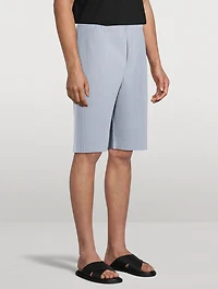 Colour Pleats Shorts