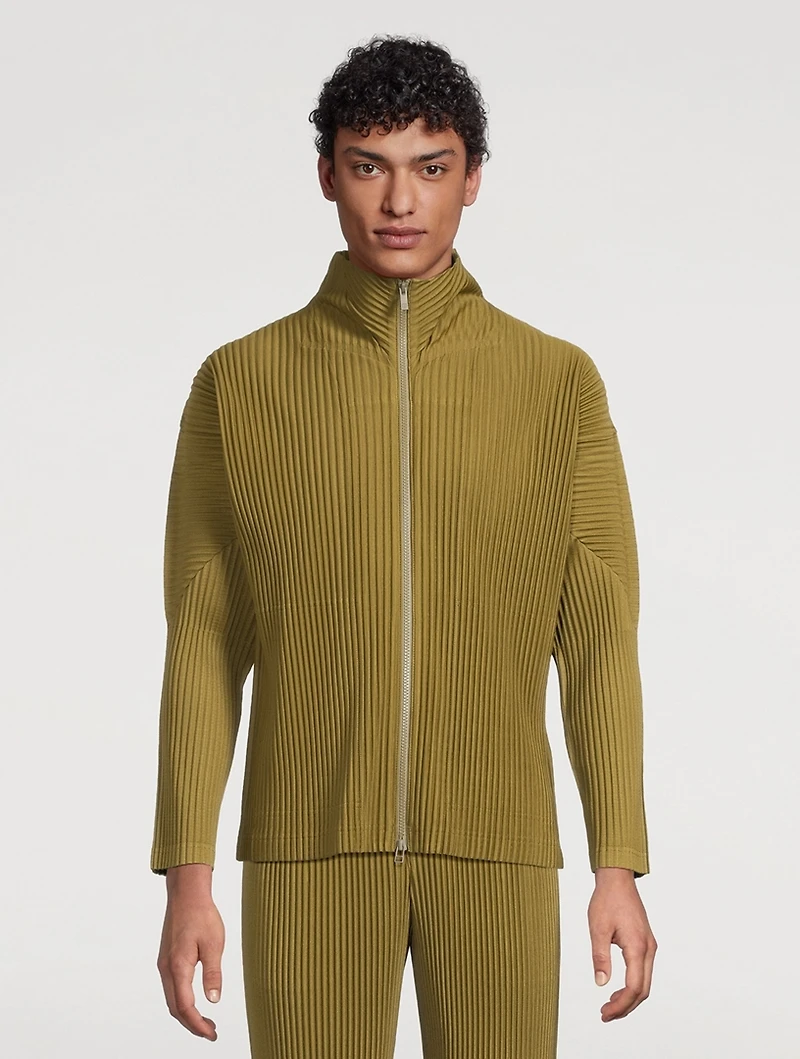 Colour Pleats Track Jacket
