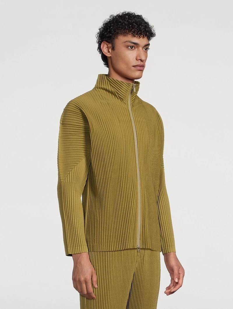 Colour Pleats Track Jacket