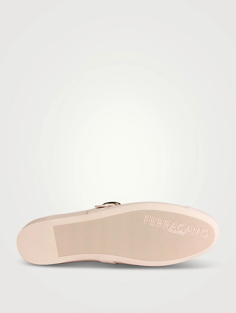 Nena Leather Mary Jane Ballet Flats