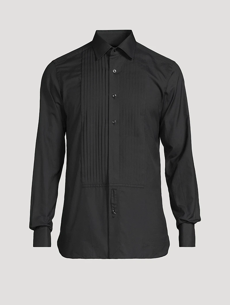 Voile Slim-Fit Evening Shirt