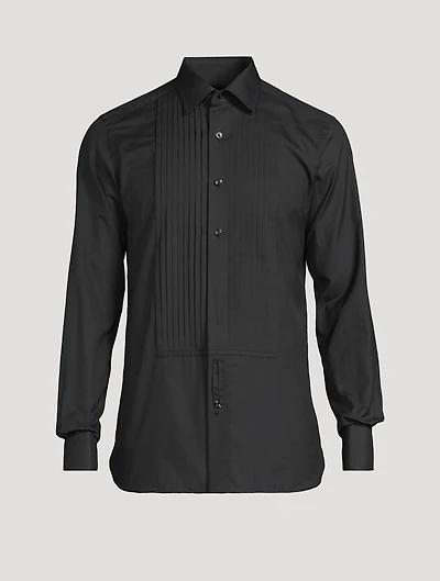 Voile Slim-Fit Evening Shirt