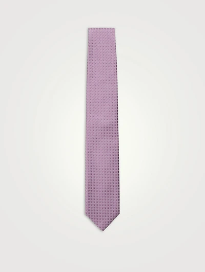 Tonal Polka Dot Silk Tie