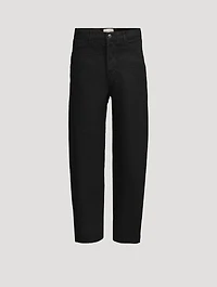 Hartley Linen Straight-Leg Jeans