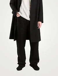 Hartley Linen Straight-Leg Jeans