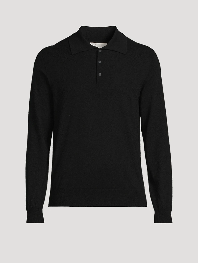 Judi Cashmere Polo Sweater
