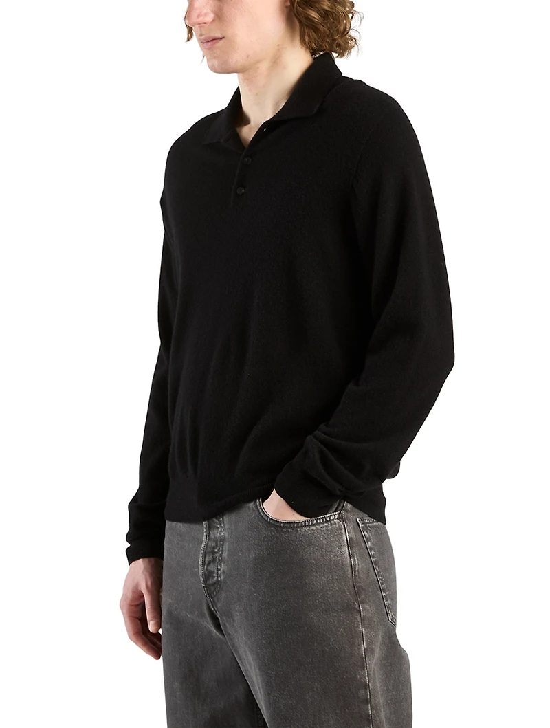 Judi Cashmere Polo Sweater
