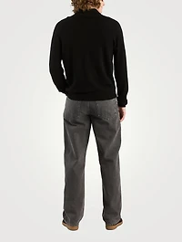 Judi Cashmere Polo Sweater