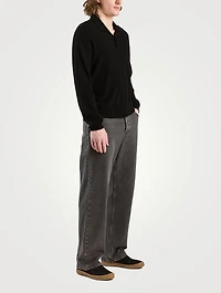 Judi Cashmere Polo Sweater