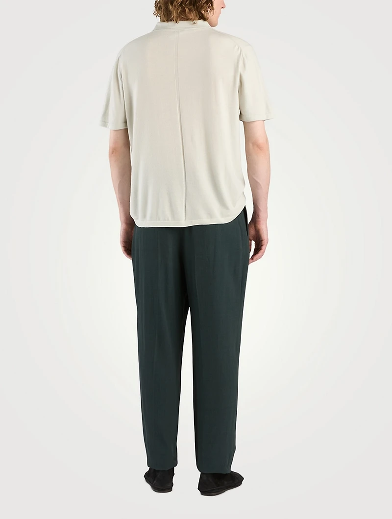 Mauro Wool Polo Shirt