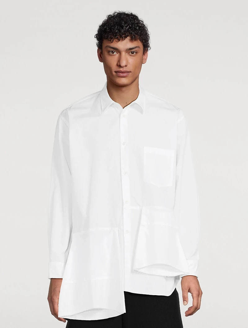 Asymmetric Long-Sleeve Shirt