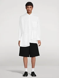 Asymmetric Long-Sleeve Shirt