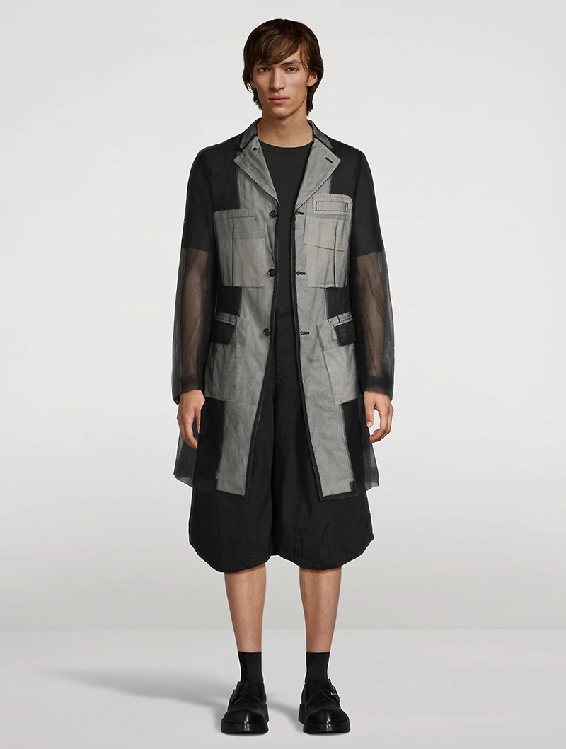 Tulle Long Blazer