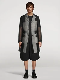 Tulle Long Blazer